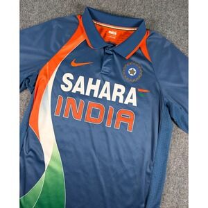 Sahara India Nike Criquet Polo Shirt Jersey Mens XL Performance